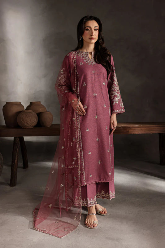 Onion Rush 3Pc - Embroidered Lawn Suit