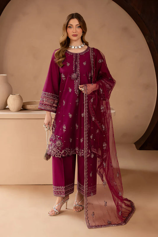 Wester 3Pc - Embroidered Lawn Suit