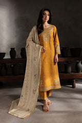 Golden Elegance with Intricate Embroidery shangrilla