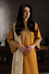 Golden Elegance with Intricate Embroidery shangrilla