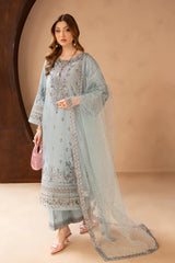 Raiha Pure Lawn With Breeze Net Dupatta 3pc Suit