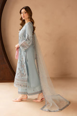 Raiha Pure Lawn With Breeze Net Dupatta 3pc Suit