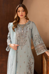 Raiha Pure Lawn With Breeze Net Dupatta 3pc Suit
