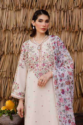 Dream Garden 3Pc - Embroidered  Dress