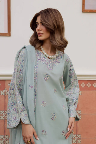 Basil 3Pc - Embroidered  Dress