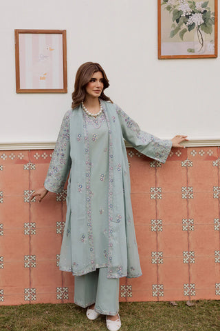 Basil 3Pc - Embroidered  Dress