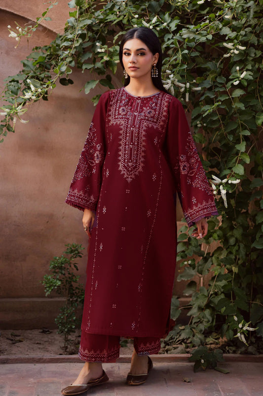Roshan 2Pc - Embroidered Lawn Dress