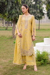 Salwah 3Pc - Festive Embroidered premium Lawn