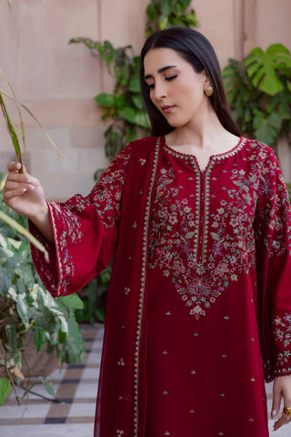 Wild Dream 3Pc - Embroidered Lawn Dress