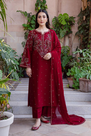 Wild Dream 3Pc - Embroidered Lawn Dress