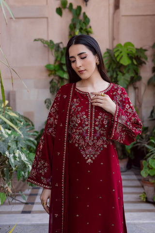 Wild Dream 3Pc - Embroidered Lawn Dress