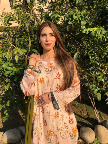 Printed Pure Lawn 3pcs Suit