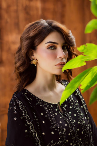 Aasfina 3Pc - Embroidered Lawn Dress