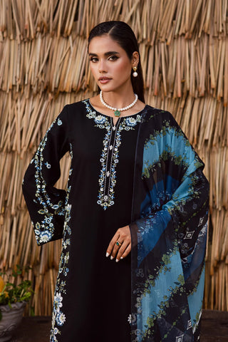 Crimora 3Pc - Embroidered Lawn Dress