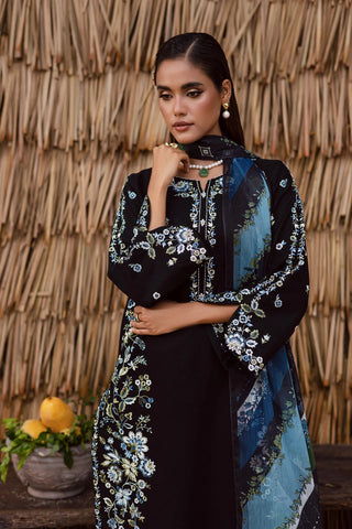 Crimora 3Pc - Embroidered Lawn Dress