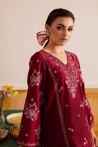 Crimson Haze 2Pc - Embroidered Lawn Pret