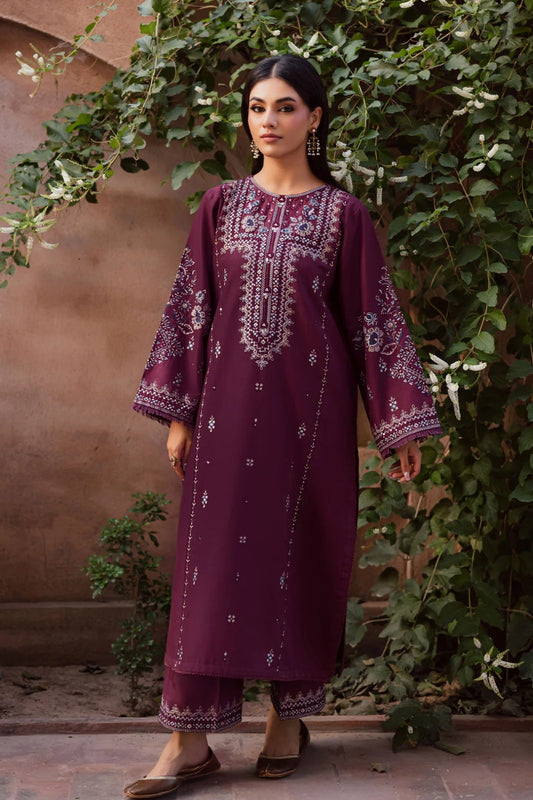 Roshan 2Pc - Embroidered Lawn Dress