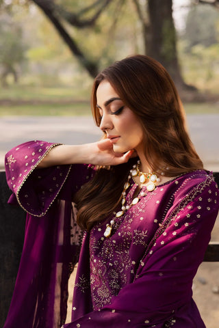 Berlin 3Pc - Embroidered Lawn Dress