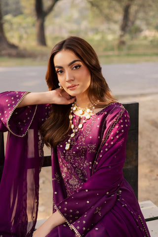 Berlin 3Pc - Embroidered Lawn Dress