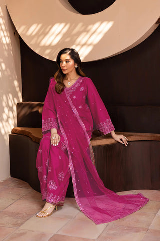 Shazneen 3Pc - Embroidered Lawn Dress