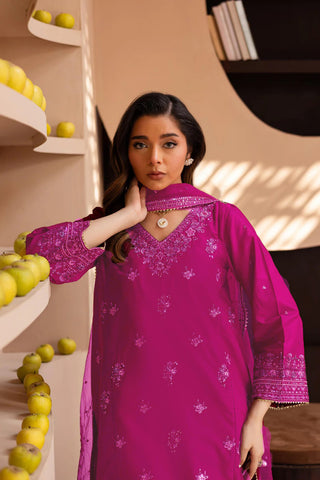 Shazneen 3Pc - Embroidered Lawn Dress
