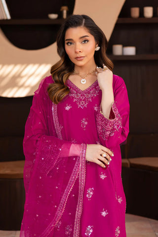 Shazneen 3Pc - Embroidered Lawn Dress