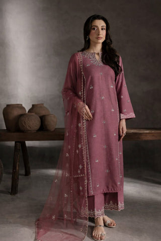 Onion Rush 3Pc - Embroidered Lawn Suit