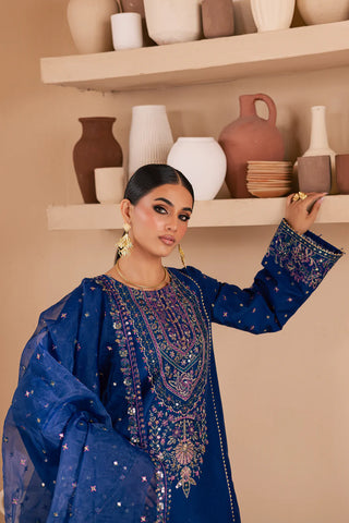 Claudette 3Pc - Embroidered Premium Khaddar Dress
