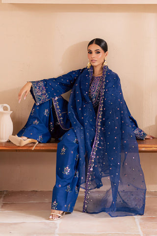 Claudette 3Pc - Embroidered Premium Khaddar Dress