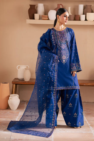 Claudette 3Pc - Embroidered Premium Khaddar Dress