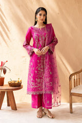 Dastak 3Pc - Embroidered Khaddar Dress