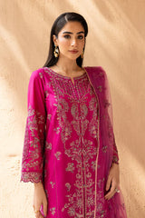 Dastak 3Pc - Embroidered Khaddar Dress