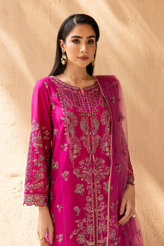 Dastak 3Pc - Embroidered Winter Cotton Dress