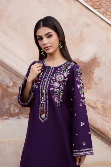 Deejo Iris 2Pc - Embroidered Lawn Dress