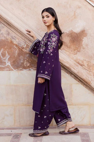 Deejo Iris 2Pc - Embroidered Lawn Dress