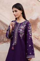Deejo Iris 2Pc - Embroidered Lawn Dress
