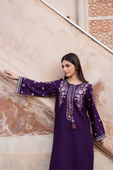 Deejo Iris 2Pc - Embroidered Lawn Dress