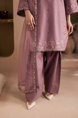 Tea Alyssa 3Pc - Embroidered Lawn Dress