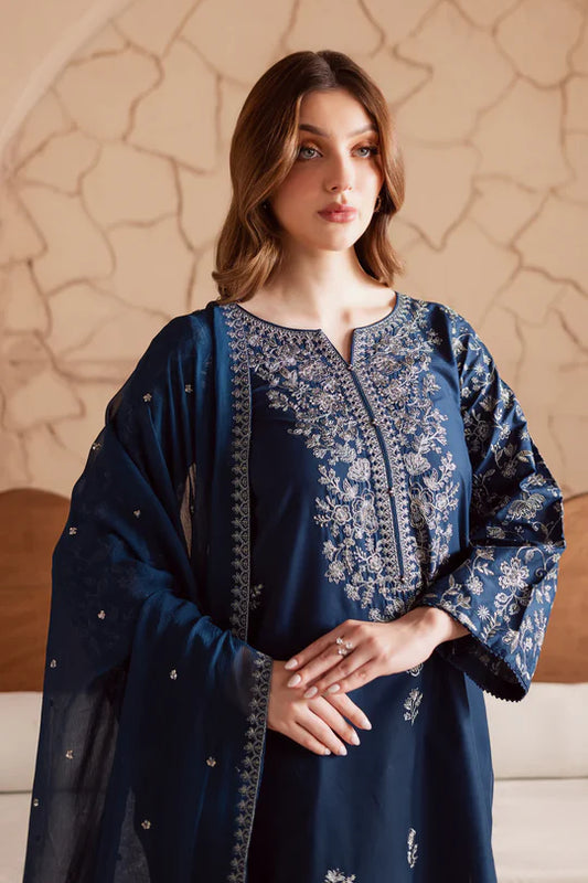 Mai tai 3Pc - Embroidered Khaddar Dress