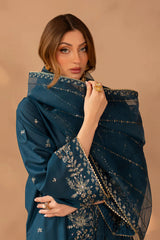 Mehra 3Pc - Embroidered premium lawn  Dress
