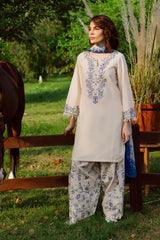 Porcelein 3Pc - Embroidered Dress