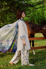 Porcelein 3Pc - Embroidered Dress