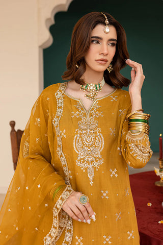 Sona 3Pc - Embroidered Khaddar Dress