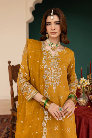 Sona 3Pc - Embroidered Khaddar Dress