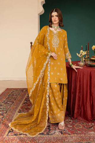 Sona 3Pc - Embroidered Khaddar Dress